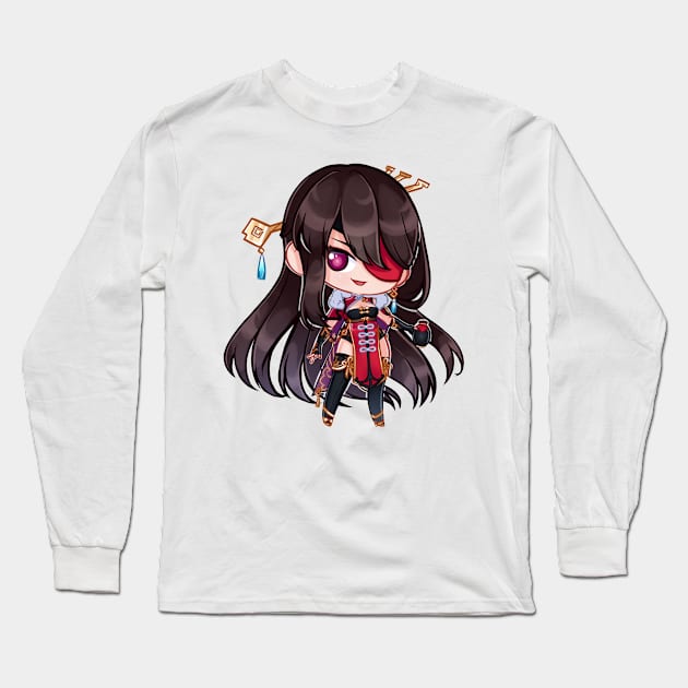 Beidou chibi Long Sleeve T-Shirt by HellaKumii